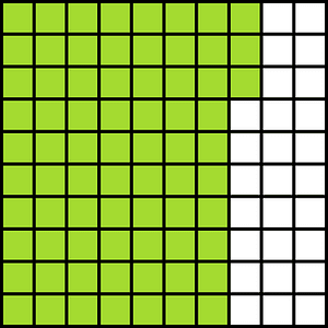 Lime Base Ten Squares 73:100