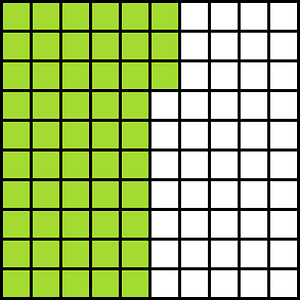 Lime Base Ten Squares 53:100