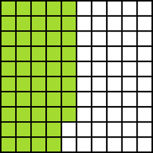 Lime Base Ten Squares 48:100