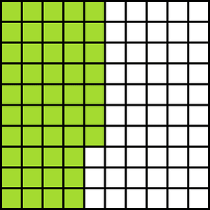 Lime Base Ten Squares 47:100