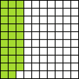Lime Base Ten Squares 29:100