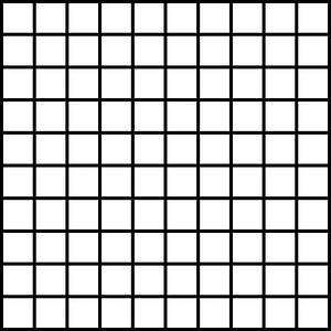 Blank Base Ten Squares 0:100