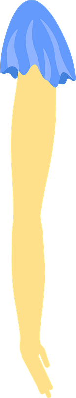 Artsy girl arm