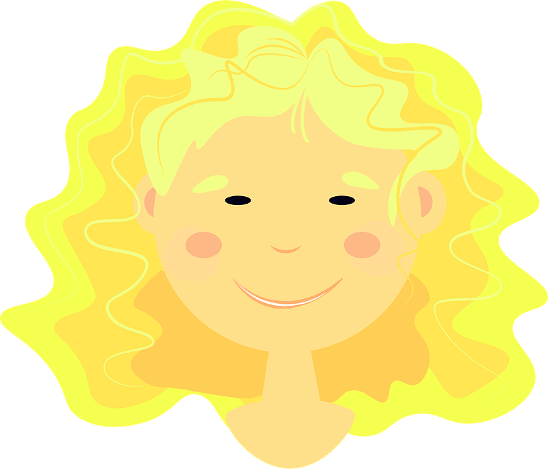Artsy girl Head
