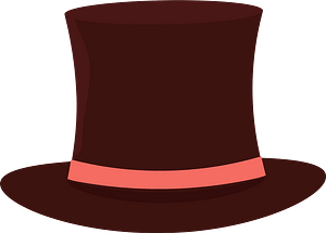 Dark hat