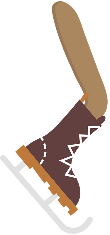 Skates left leg
