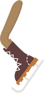 Skates right leg