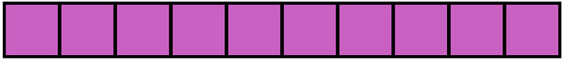 Magenta Rectangle Fraction 10:10