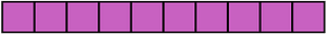 Magenta Rectangle Fraction 10:10