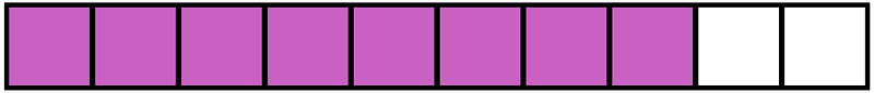 Magenta Rectangle Fraction 8:10