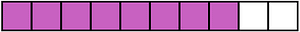 Magenta Rectangle Fraction 8:10