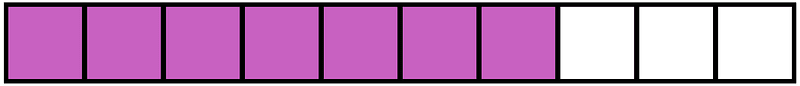Magenta Rectangle Fraction 7:10