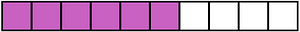 Magenta Rectangle Fraction 6:10