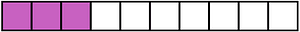 Magenta Rectangle Fraction 3:10