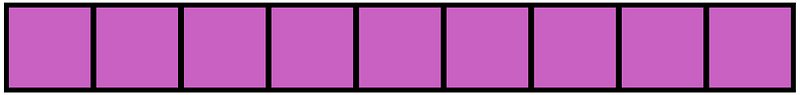Magenta Rectangle Fraction 9:9