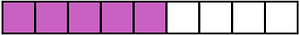 Magenta Rectangle Fraction 5:9