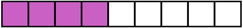 Magenta Rectangle Fraction 4:9