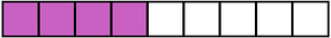 Magenta Rectangle Fraction 4:9