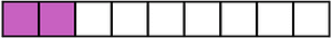 Magenta Rectangle Fraction 2:9