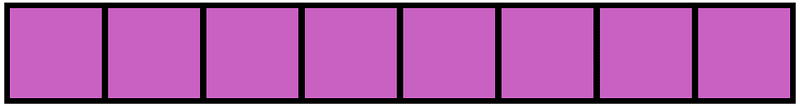 Magenta Rectangle Fraction 8:8