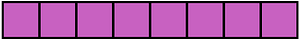 Magenta Rectangle Fraction 8:8