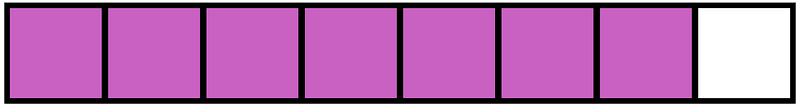 Magenta Rectangle Fraction 7:8