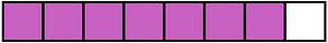 Magenta Rectangle Fraction 7:8