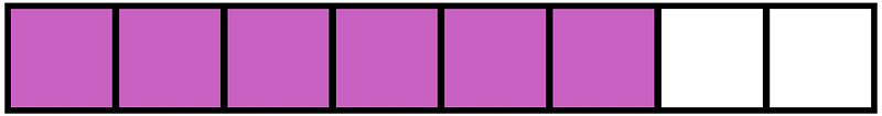 Magenta Rectangle Fraction 6:8
