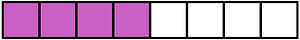 Magenta Rectangle Fraction 4:8