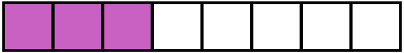 Magenta Rectangle Fraction 3:8