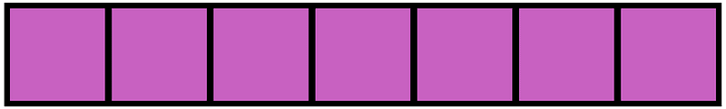 Magenta Rectangle Fraction 7:7
