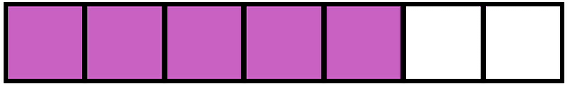 Magenta Rectangle Fraction 5:7