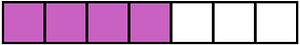Magenta Rectangle Fraction 4:7