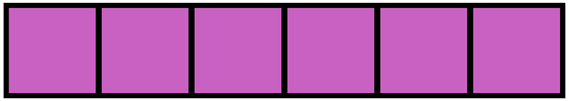 Magenta Rectangle Fraction 6:6