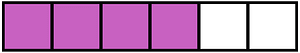 Magenta Rectangle Fraction 4:6