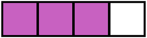 Magenta Rectangle Fraction 3:4