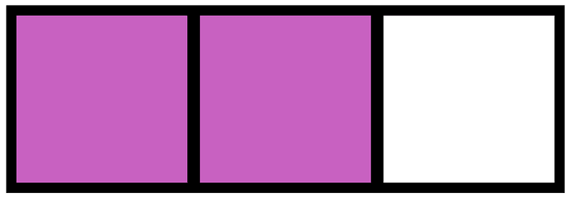 Magenta Rectangle Fraction 2:3