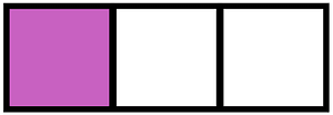 Magenta Rectangle Fraction 1:3