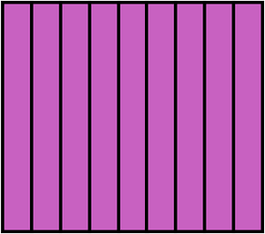 Magenta Rectangle Fraction 9:9