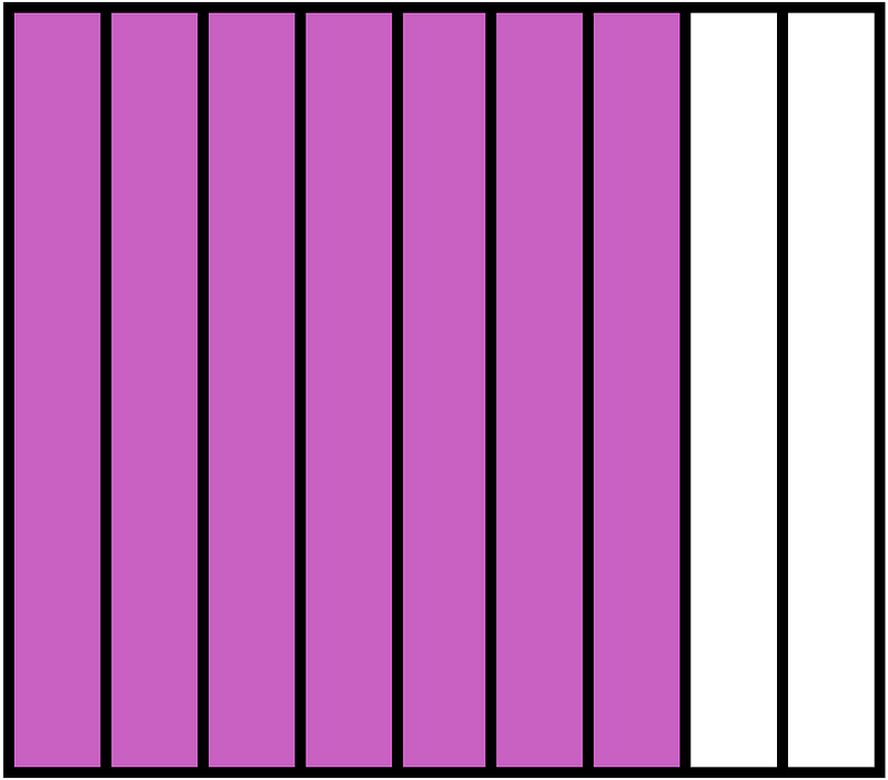 Magenta Rectangle Fraction 7:9