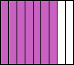 Magenta Rectangle Fraction 7:9