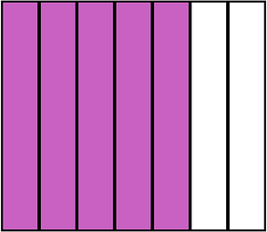 Magenta Rectangle Fraction 5:7