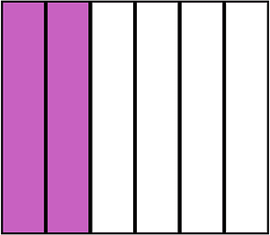 Magenta Rectangle Fraction 2:6