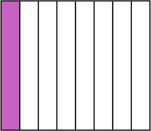 Magenta Rectangle Fraction 1:8