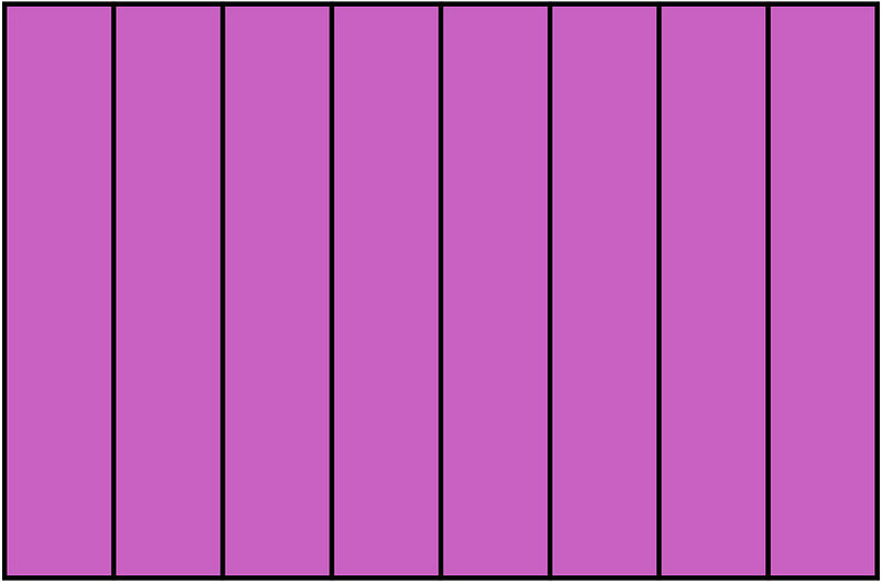 Magenta Rectangle Fraction 8:8