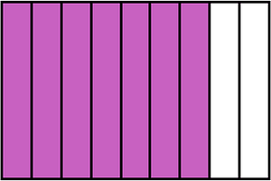 Magenta Rectangle Fraction 7:9