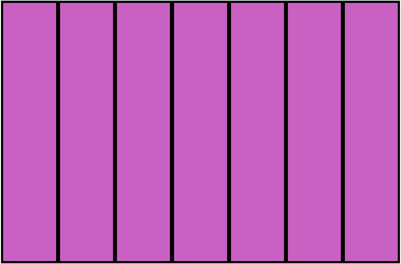 Magenta Rectangle Fraction 7:7