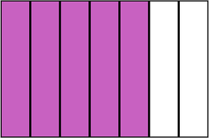 Magenta Rectangle Fraction 5:7