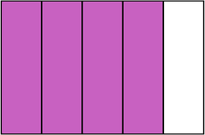 Magenta Rectangle Fraction 4:5