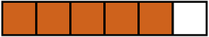Orange-Brown Rectangle Fraction 5:6